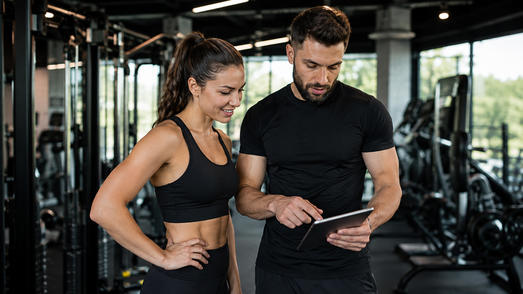 Gimnasio y entrenador
